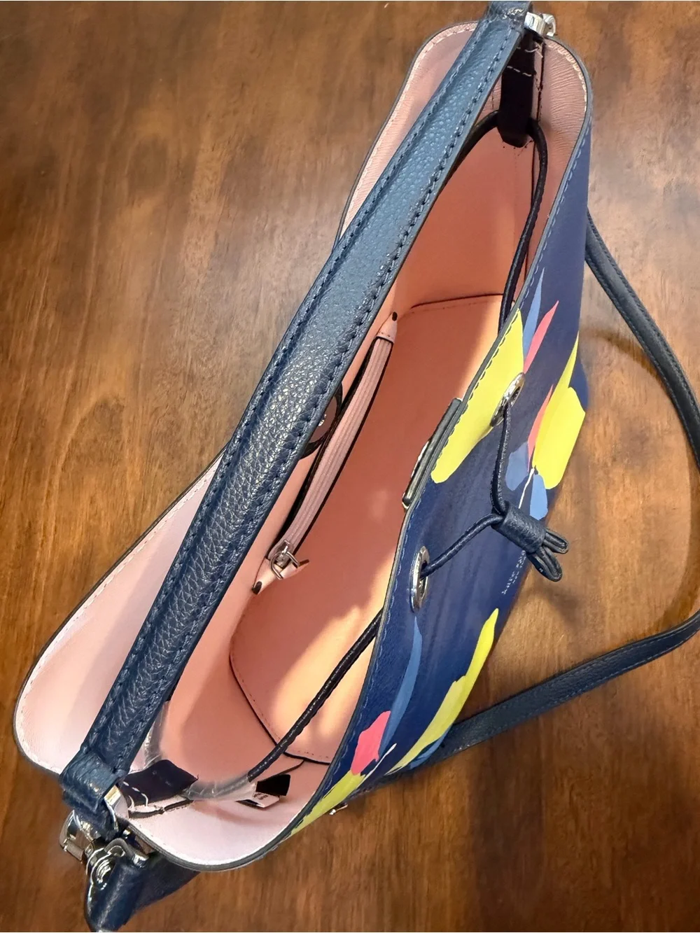 Blue Lemon Kate Spade Leather Purse